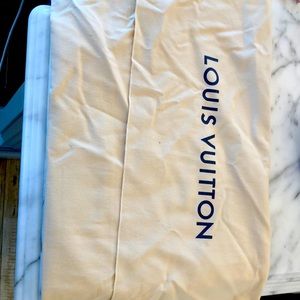 Authentic Large Louis Vuitton dust bag